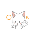 Charlotte White Cat Vol.1（個別スタンプ：9）