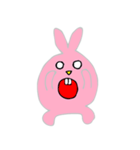 Cute Rabbit GO（個別スタンプ：4）