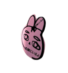 巾着あたまのうさぎまる（個別スタンプ：6）