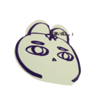 巾着あたまのうさぎまる（個別スタンプ：15）