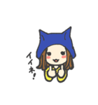 かぶりものがーるず。（個別スタンプ：1）
