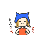 かぶりものがーるず。（個別スタンプ：3）