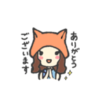 かぶりものがーるず。（個別スタンプ：13）
