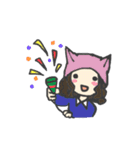 かぶりものがーるず。（個別スタンプ：21）