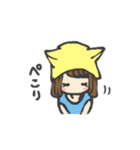 かぶりものがーるず。（個別スタンプ：23）