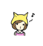 かぶりものがーるず。（個別スタンプ：27）