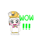 >>> Miss. Nanaka and dog <<<（個別スタンプ：2）