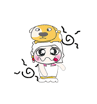 >>> Miss. Nanaka and dog <<<（個別スタンプ：9）