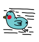 weird little bird（個別スタンプ：1）