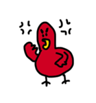 weird little bird（個別スタンプ：17）