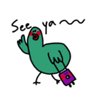 weird little bird（個別スタンプ：35）