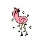 weird little bird（個別スタンプ：40）
