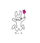 うさぎのモモちゃん（個別スタンプ：1）
