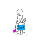 うさぎのモモちゃん（個別スタンプ：4）