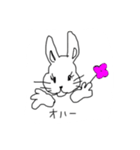 うさぎのモモちゃん（個別スタンプ：6）