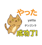 猫の気持ち 日本語台湾語（個別スタンプ：23）