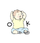 muchi muchi baby sticker（個別スタンプ：1）