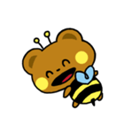にこにこくまちゃん（個別スタンプ：5）