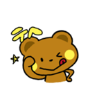 にこにこくまちゃん（個別スタンプ：7）