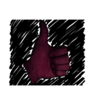 Evil hand（個別スタンプ：3）