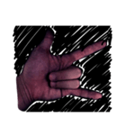 Evil hand（個別スタンプ：4）