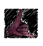 Evil hand（個別スタンプ：6）