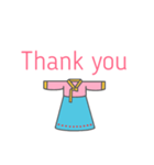 Hanbok2017 ENG（個別スタンプ：4）