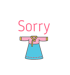 Hanbok2017 ENG（個別スタンプ：5）