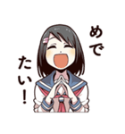 優柔不断な女子高生（個別スタンプ：24）