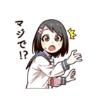 優柔不断な女子高生（個別スタンプ：40）