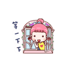 Cute Girl LittleRain is moving（個別スタンプ：4）