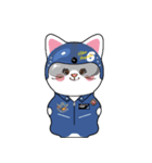 ブルーインパルスアニマルパイロット（個別スタンプ：6）
