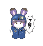 ブルーインパルスアニマルパイロット（個別スタンプ：10）