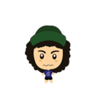 Mr. Curly Hair 2（個別スタンプ：4）