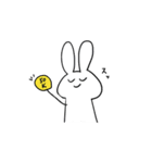 課金うさぎ（個別スタンプ：9）