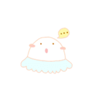Little cute egg and friends（個別スタンプ：6）
