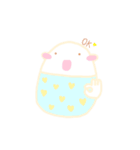 Little cute egg and friends（個別スタンプ：10）