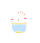 Little cute egg and friends（個別スタンプ：12）