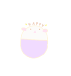 Little cute egg and friends（個別スタンプ：14）
