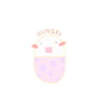 Little cute egg and friends（個別スタンプ：15）