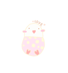Little cute egg and friends（個別スタンプ：16）