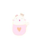 Little cute egg and friends（個別スタンプ：22）