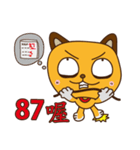 Lazy a cat dog-life part 1（個別スタンプ：25）