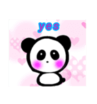 ぶち子の動物達(パンダ)（個別スタンプ：9）