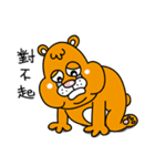 Orange Big Bear-live（個別スタンプ：10）