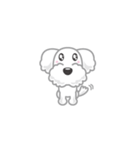 毎日使える★かわいい「子犬」スタンプ！（個別スタンプ：1）