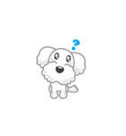 毎日使える★かわいい「子犬」スタンプ！（個別スタンプ：5）