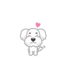 毎日使える★かわいい「子犬」スタンプ！（個別スタンプ：17）
