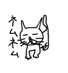 女子ネコナナコさん（個別スタンプ：3）