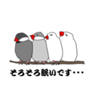 文鳥たちと一緒（個別スタンプ：32）